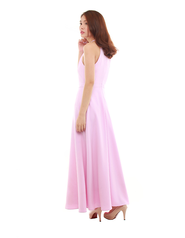 Heather Maxi Dress in Pastel Lilac